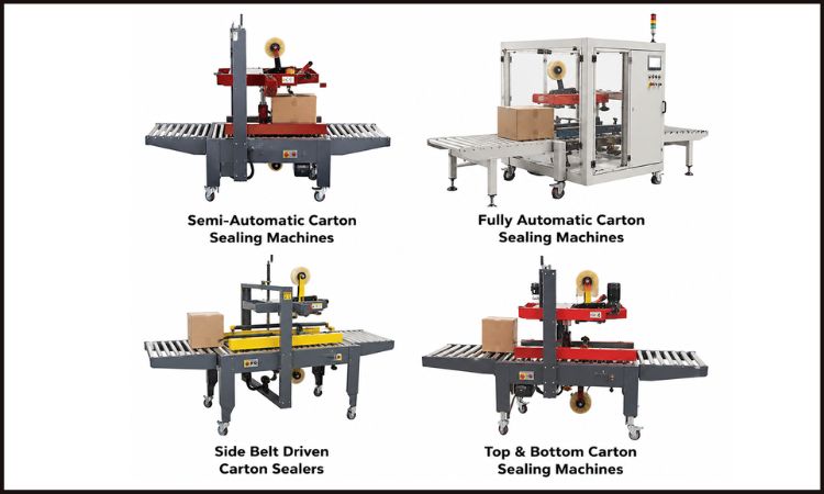 types of carton sealing machines