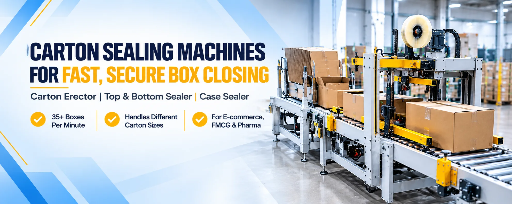 Carton Sealing Machines Banner