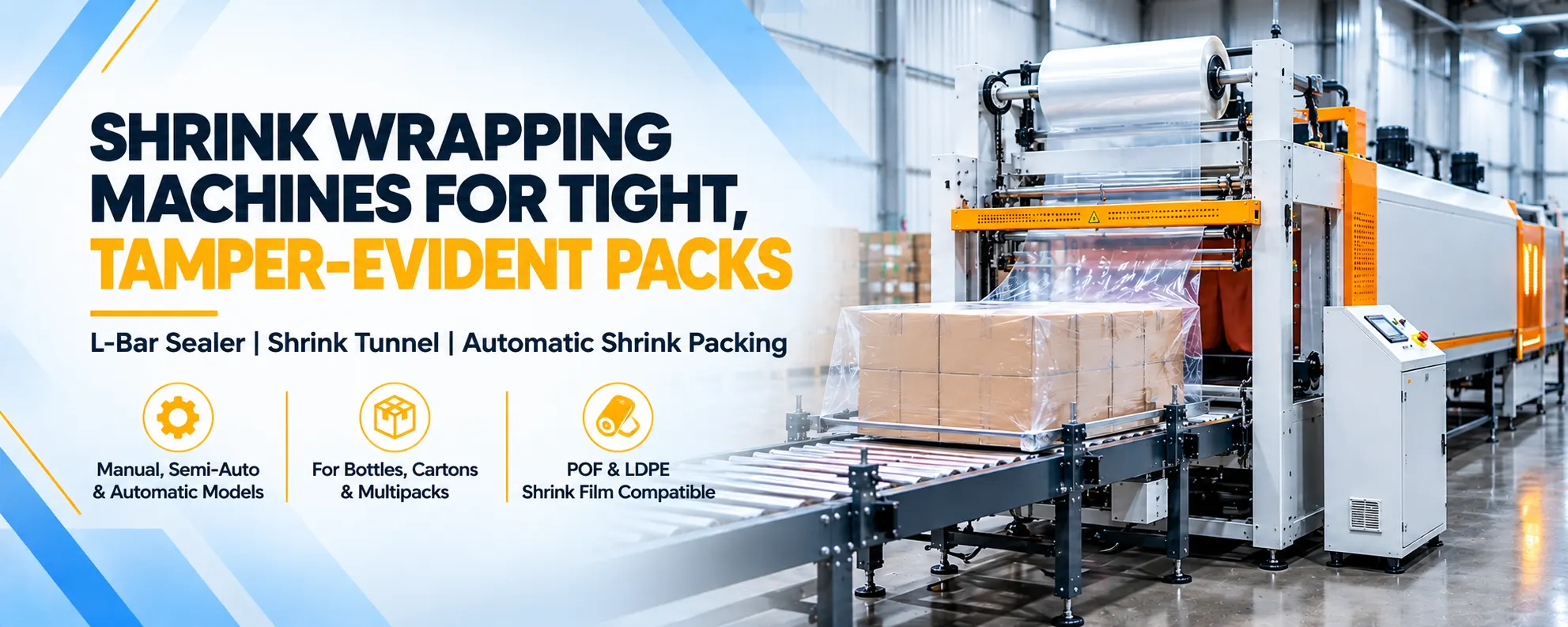Shrink Wrapping Machines for Secure Packaging